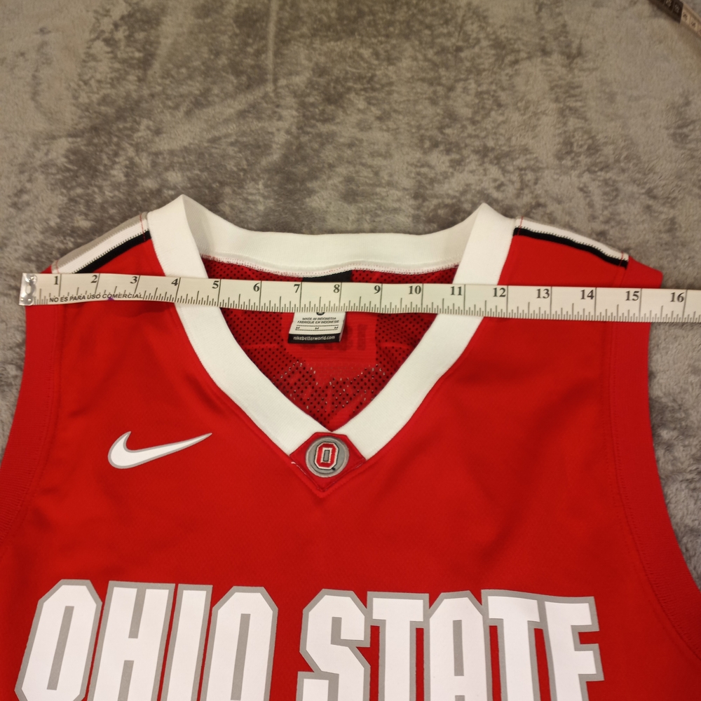 Nike Men's Ohio State Scarlet Basketball Jersey Size Medium - Picture 12 of 16